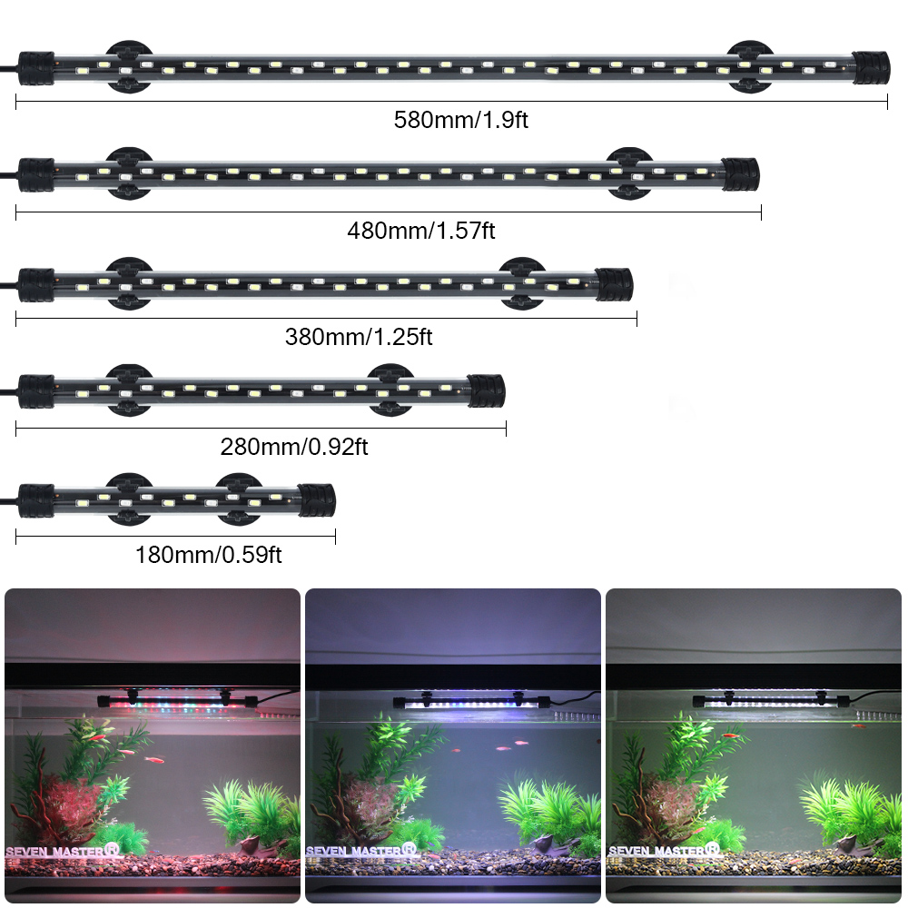 Aquarium Fish Enrichment - Acquario Luce LED Pianta Coltiva La
