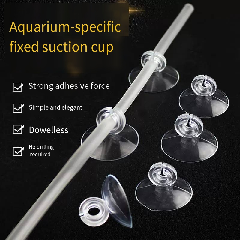 Aquarium Thermometer - Tubo per ossigeno, Ventosa fissa, Pompa