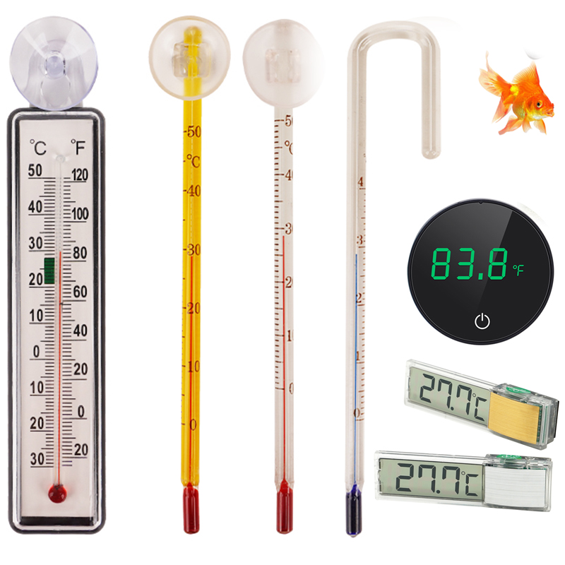 Aquarium Thermometer - Termometro Digitale per Acquario con Ventosa,
