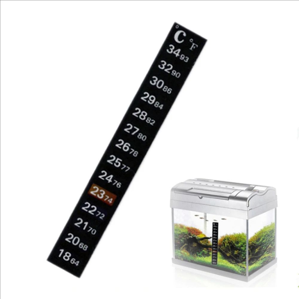 Aquarium Thermometer - 5/10 Pezzi Termometro Adesivo per Acquario,