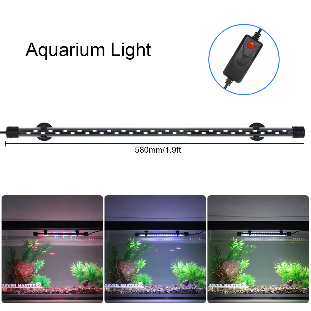 Aquarium Fish Enrichment - 58CM Acquario Luce LED Pianta Coltiva