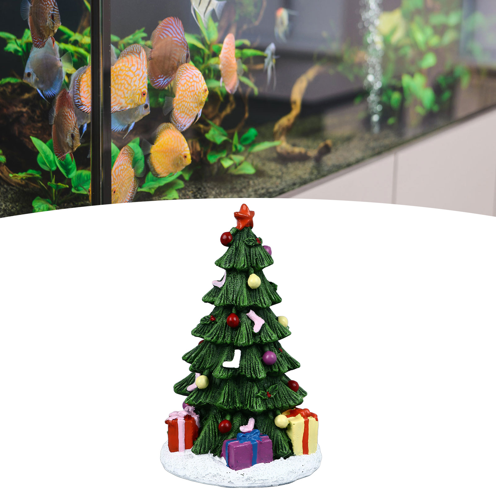 ZK20 Christmas Fish Tank Ornam - Aquarium Fish Beautiful recensione e prezzo