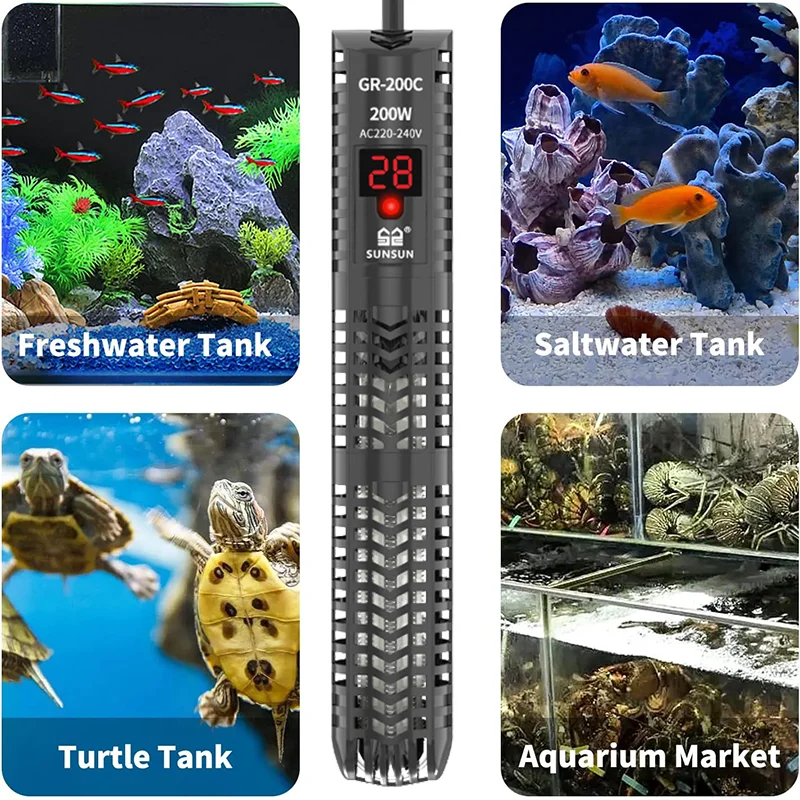 Riscaldatore sommergibile per  - Aquarium Thermometer recensione e prezzo