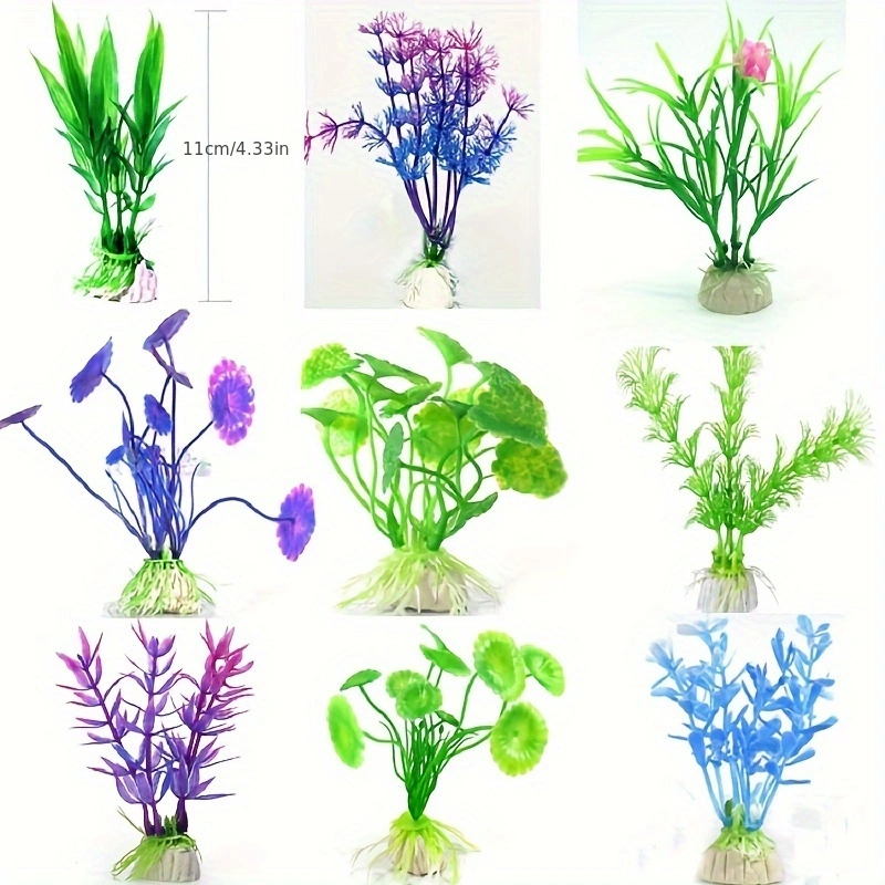 Piante di plastica subacquee a - Aquarium Fish Enrichment recensione e prezzo