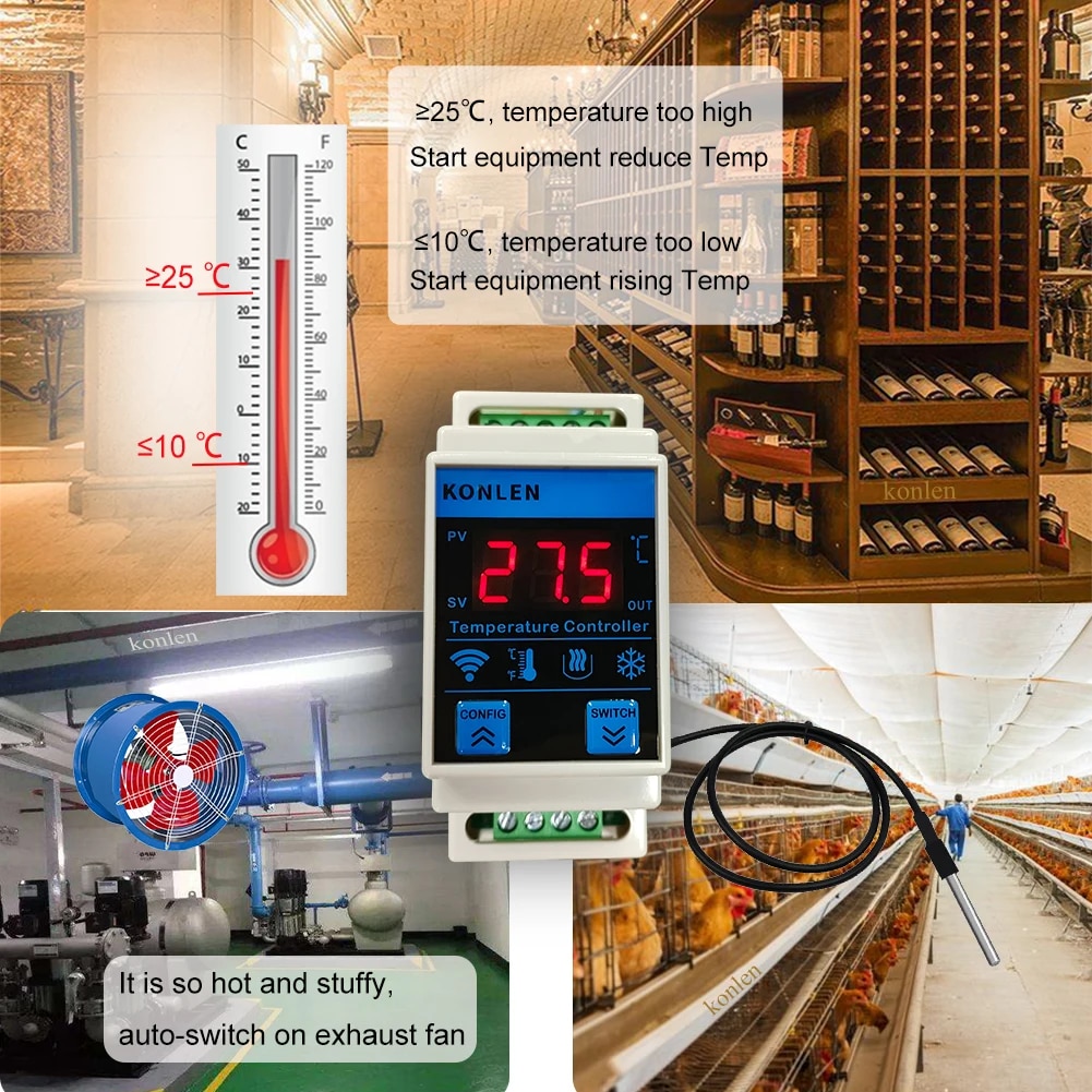 Tuya WIFI Sensore di temperatu - Aquarium Thermometer recensione e prezzo
