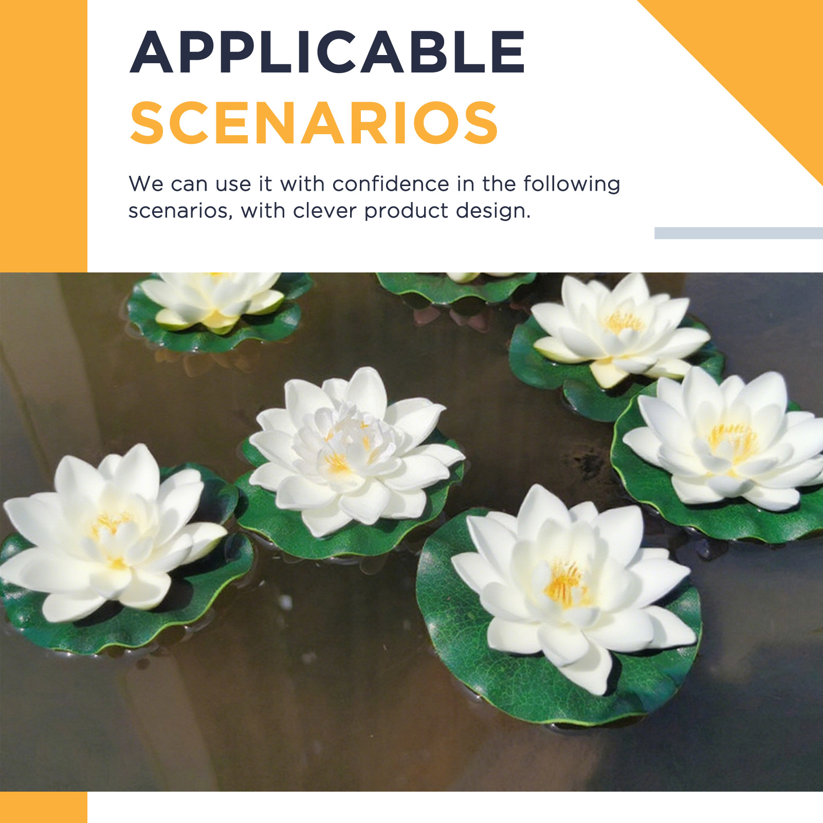 Set di 5 Fiori di Loto Artific - Aquarium Fish Enrichment recensione e prezzo