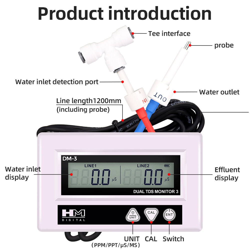HM DM3 Online TDS EC Tester di - Aquarium Fish Online recensione e prezzo