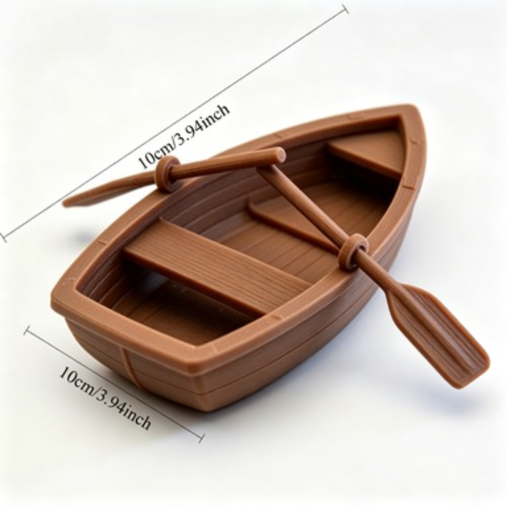 Mini Barca a Remi in Legno per - Aquarium Fish Enrichment recensione e prezzo