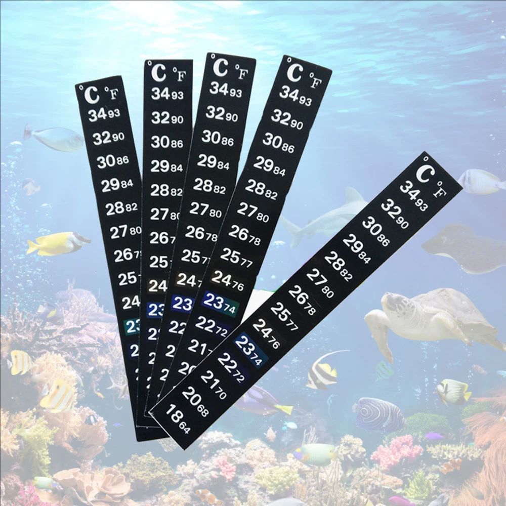 5/10 Pezzi Termometro Adesivo  - Aquarium Thermometer recensione e prezzo