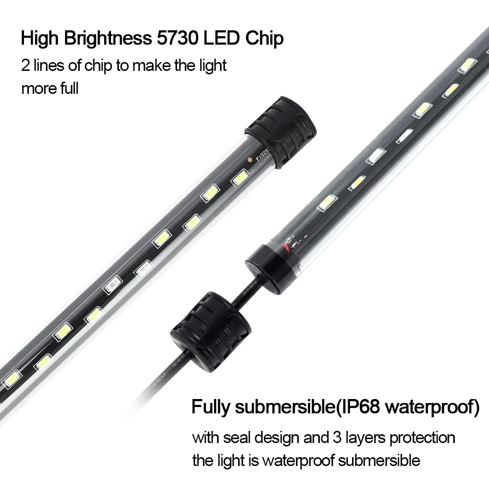 58CM Acquario Luce LED Pianta  - Aquarium Fish Enrichment recensione e prezzo