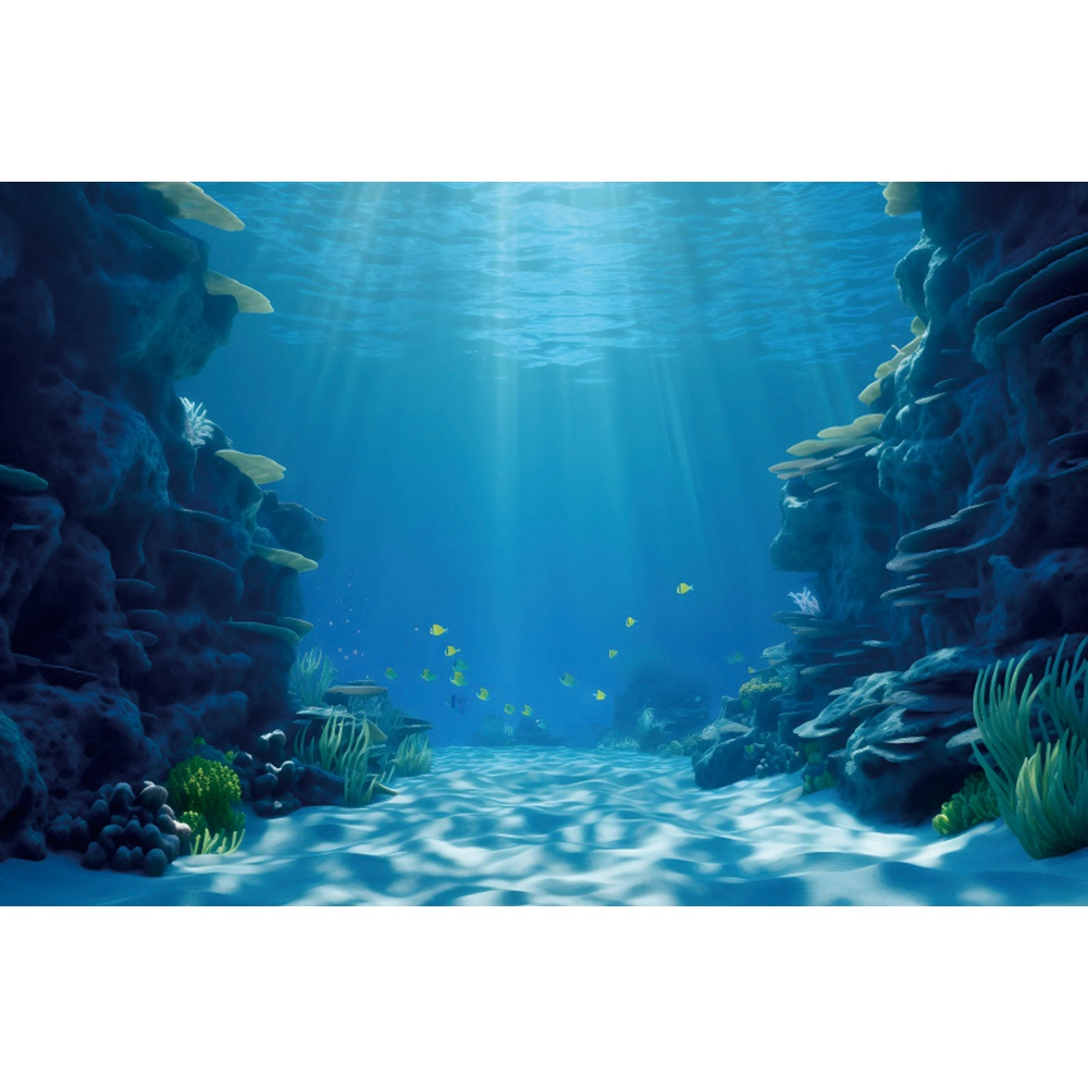 Sfondo fotografico sottomarino - Aquarium Fish World recensione e prezzo